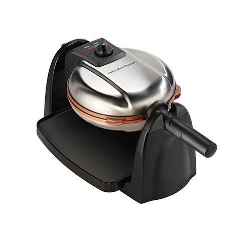 Durathon Removable-Grild Flip Belgian Waffle Maker