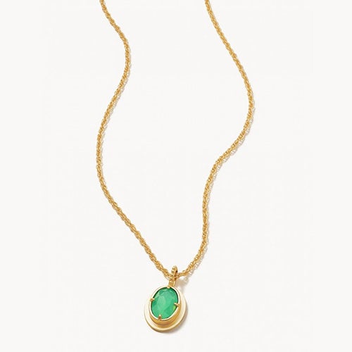 Atlantic Opal Necklace, Gold