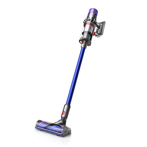 V11 Cordless Stick Vacuum, Nickel/Blue