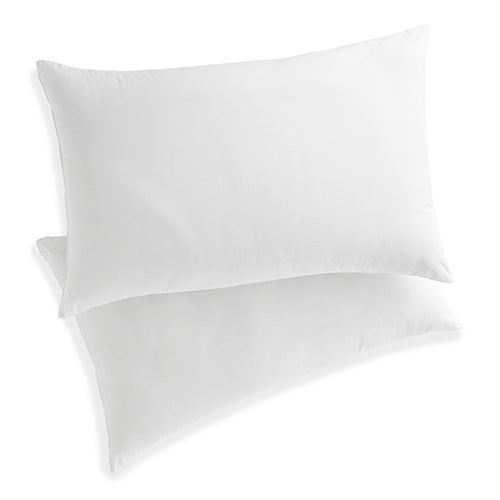 Clean Essentials Pillow Set w/ SILVERbac Antimicrobial - Standard/Queen, White