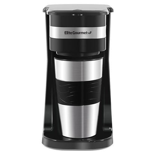 Gourmet 1 Cup Single Serve Coffeemaker w/ Travel Mug