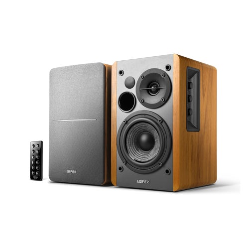 R1280DB Bluetooth Bookshelf Speakers - Set of 2, Brown