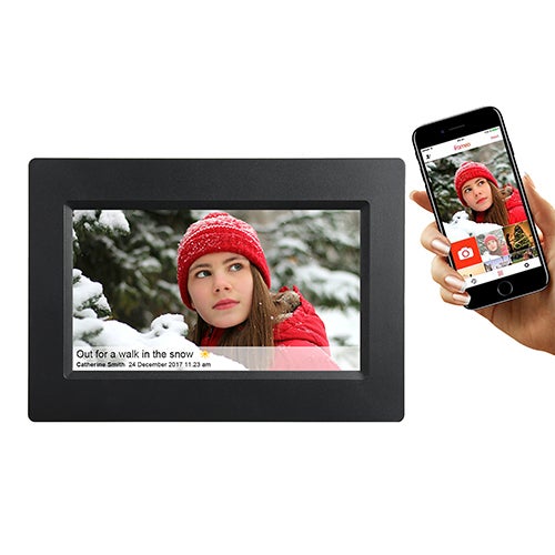 7" Smart Photo Frame, Black