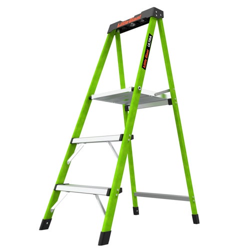 ULTRA 3-Step Fiberglass Ladder - ANSI Type IA 300lb Capacity
