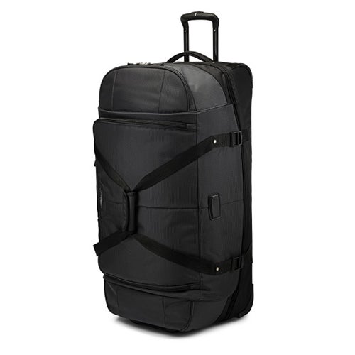 Fairlead 34" Drop Bottom Wheeled Duffel, Mercury/Black