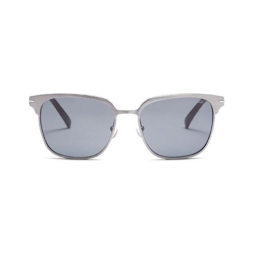 009 Square Flex Hinge Sunglasses, 55mm - Gunmetal/Navy