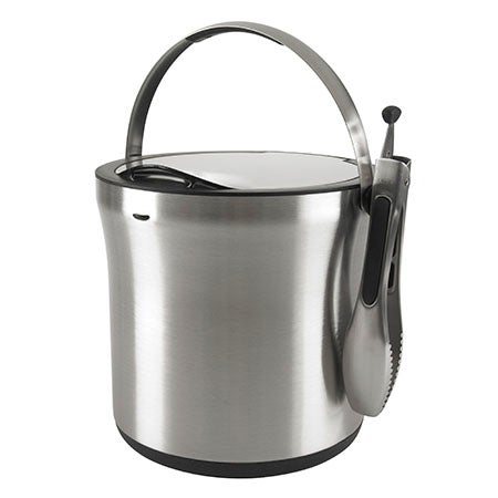 SteeL Ice Bucket & Tongs Set