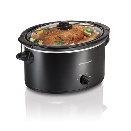 5qt Portable Oval Slow Cooker