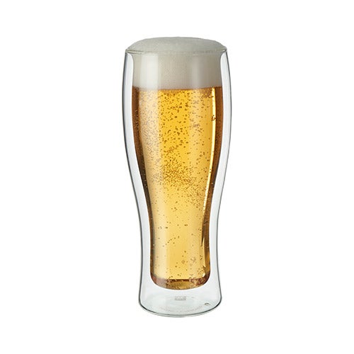 Sorrento 2pc Double Wall Beer Glass Set