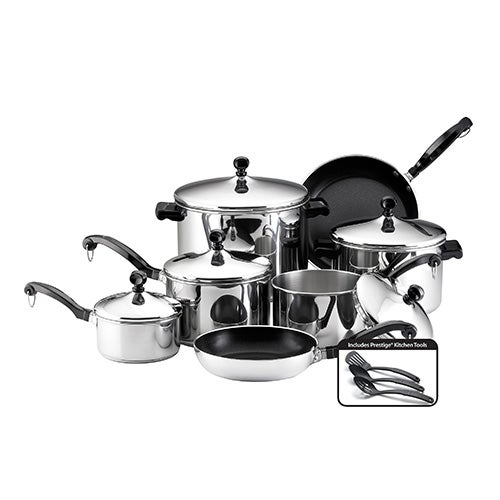 Classic Series 15pc Stainless Steel Cookware Set