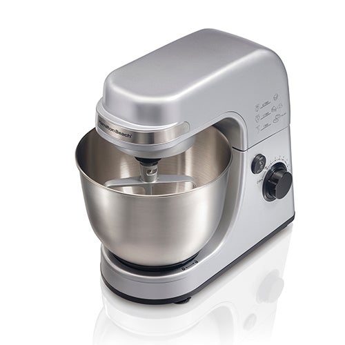 7 Speed 4qt Planetary Stand Mixer, Silver