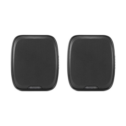 Dual Wireless Wall Mounted Speaker Pair w/ Rechargeable Battery