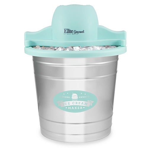 Gourmet 4qt Motorized Old-Fashioned Ice Cream Maker