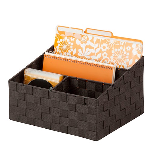 Mail & File Desk Organizer, Espresso