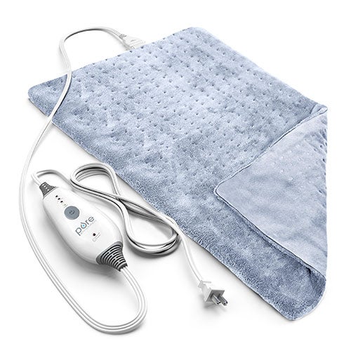 PureRelief Deluxe Heating Pad, Rain Blue