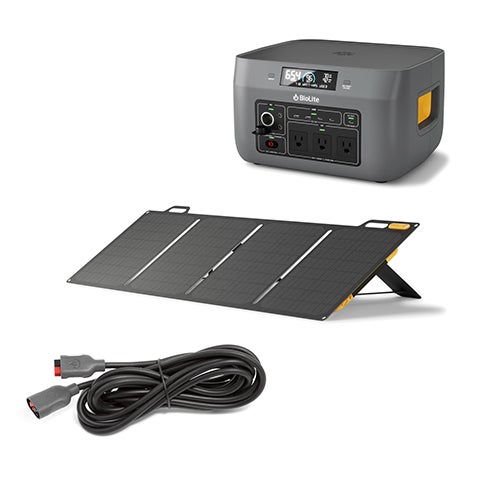 Solar Generator 1500 Kit - BaseCharge 1500, SolarPanel 100, Extension Cable