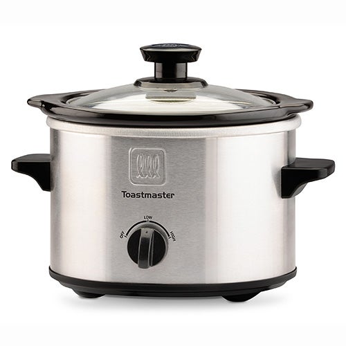1.5qt Slow Cooker, Brushed Stainless Steel