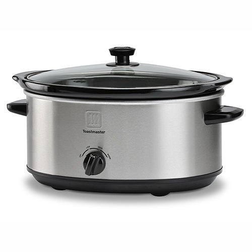 7 Qt Oval Stainless Steel Slow Cooker